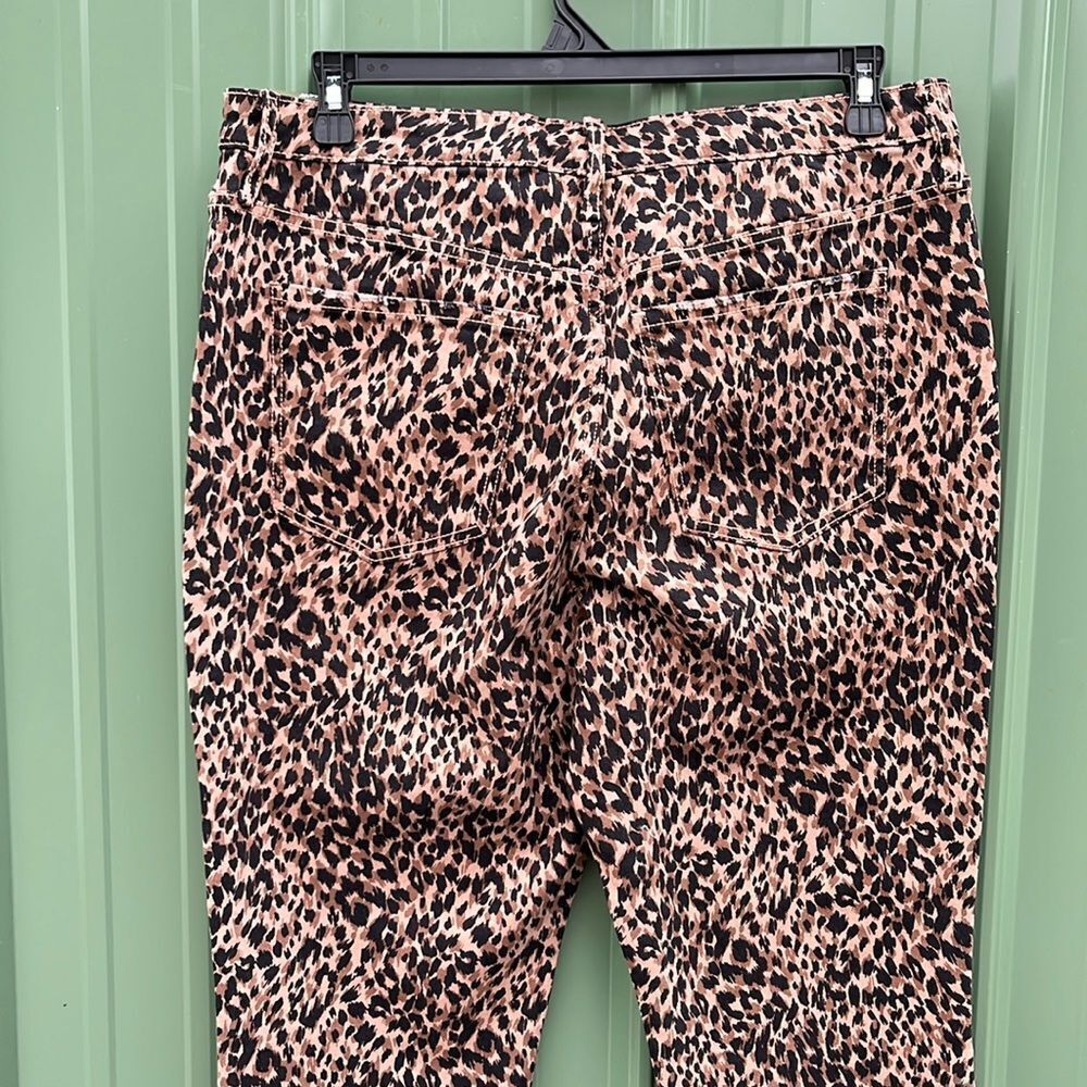 Women's Plus Core Denim Straight Leg Jeans Pants Leopard Print Size 14W - Picture 4 of 9